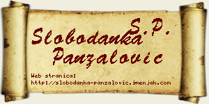 Slobodanka Panzalović vizit kartica